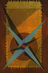 Meditation on an Aloe II Digital composition original size 13" x 20"
